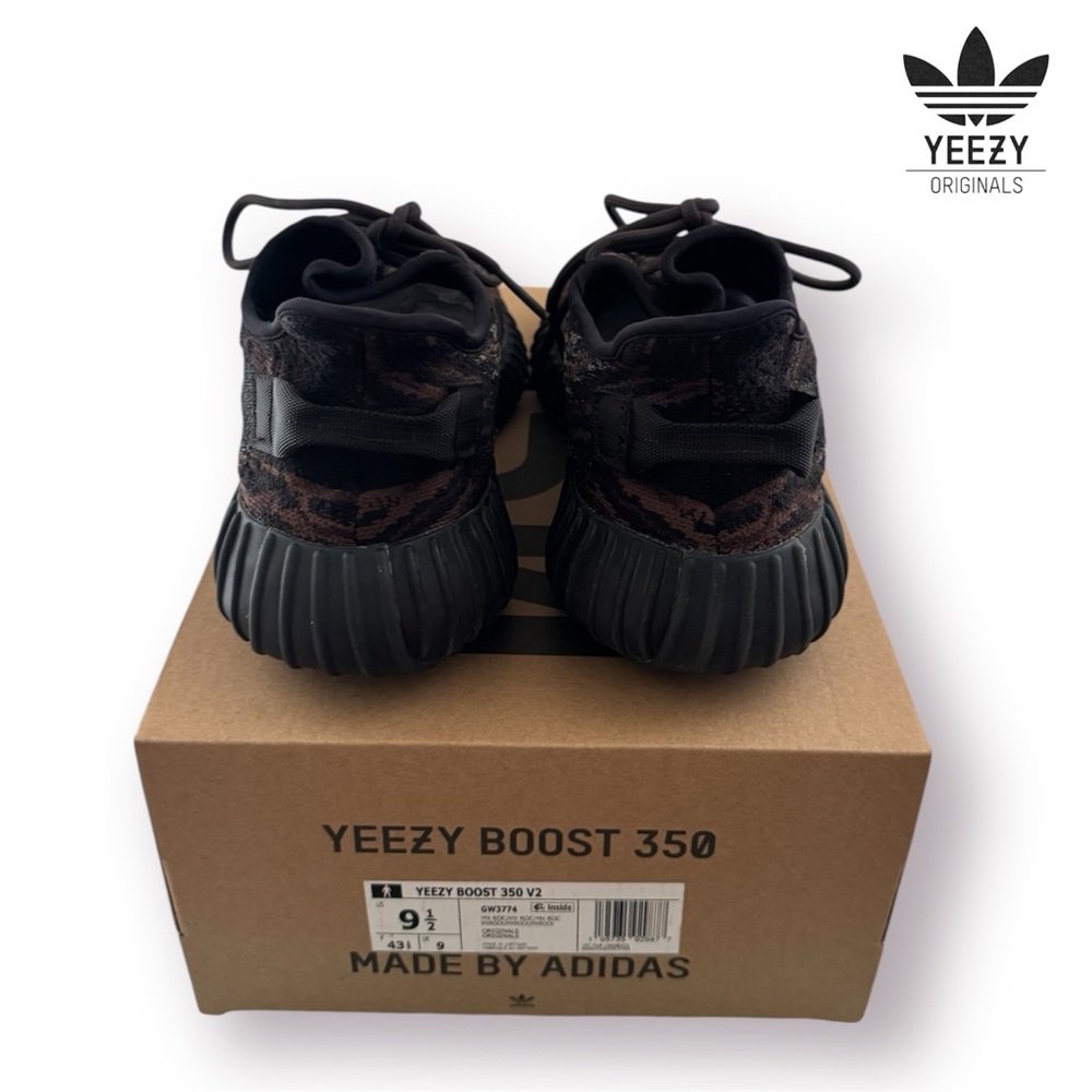 Adidas Mens Yeezy Boost 350 V2 GW3774 MX Rock (Authentic) - Picture 3 of 9